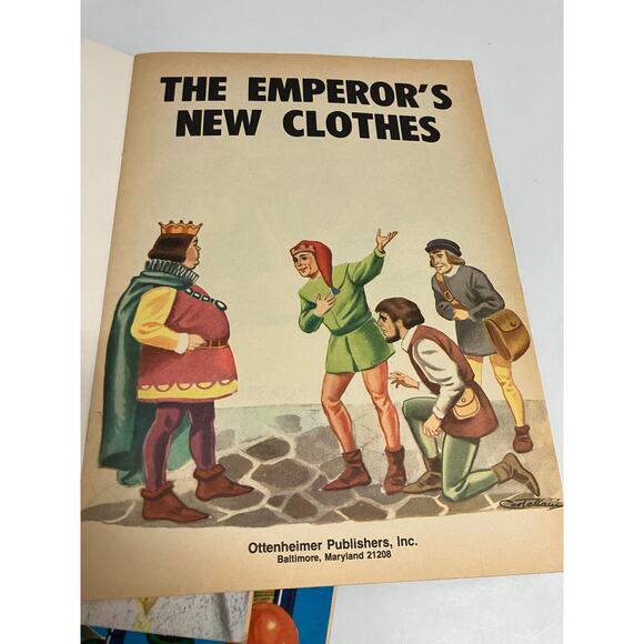 Vintage Giant Fairy Tale Books Lot Grimm Andersen Carroll Perrault Ottenheimer - Picture 7 of 8